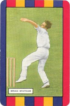 1953-54 Coles Australian & English Cricketers #NNO Brian Statham Front