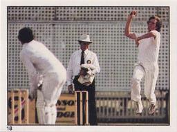 1982 Scanlens Cricket Stickers #18 Bob Willis Front