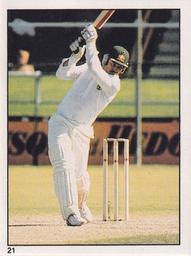 1982 Scanlens Cricket Stickers #21 Allan Border Front