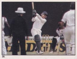 1982 Scanlens Cricket Stickers #35 David Gower Front