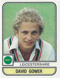 1983 Panini World Of Cricket Stickers #109 David Gower Front