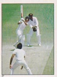 1983 Scanlens Cricket Stickers #27 David Gower Front