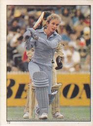1984 Scanlens Cricket Stickers #72 David Gower Front