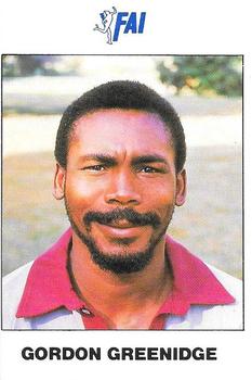 1989-90 FAI Insurance West Indies Cricket Team #NNO Gordon Greenidge Front