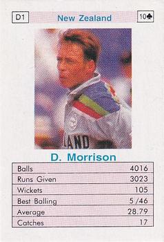 1996 Surana Top Trump ODI Cricket Bowlers #D1 Danny Morrison Front