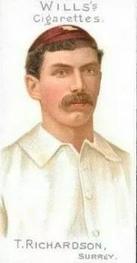 1901 Wills's Cricketer Series (Plain Backs) #20 Tom Richardson Front