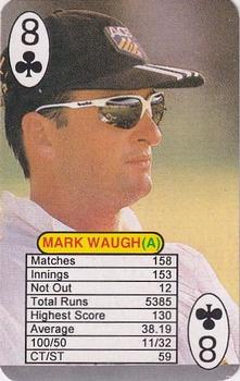 1999 Universal One Day International Batting  #8♣ Mark Waugh Front