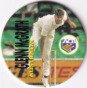 1995 Crown & Andrews Cricket Test Series & Sheffield Shield POG Pack Milk Caps #C18 Glenn McGrath Front