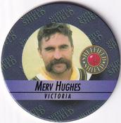 1995 Crown & Andrews Cricket Test Series & Sheffield Shield POG Pack Milk Caps #C97 Merv Hughes Front
