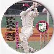1995 Crown & Andrews Cricket Test Series & Sheffield Shield POG Pack Milk Caps - Gold Foil Parallel #C57 Carl Hooper Front