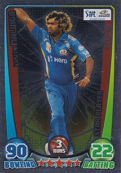 2012 Topps Cricket Attax IPL - Star Player #NNO Lasith Malinga Front