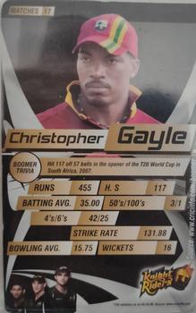 2009-10 Boomer IPL #NNO Christopher Gayle Front