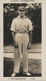 1922 J.A. Pattreiouex Cricketers #C86 Abe Waddington Front
