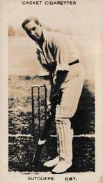 1922 J.A. Pattreiouex Cricketers #C87 Herbert Sutcliffe Front