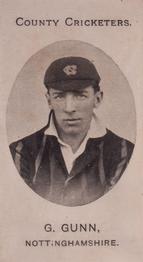 1908 Taddy & Co. County Cricketers Nottinghamshire #NNO George Gunn Front