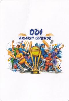 2022 Aamango ODI Cricket Legends Trump Cards #NNO Imran Khan Back
