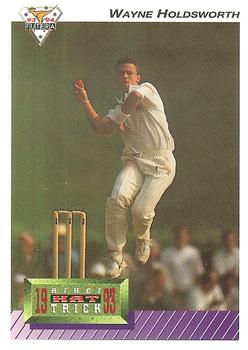 1993-94 Futera International Cricket - Ashes Hat Trick #127 Wayne Holdsworth Front