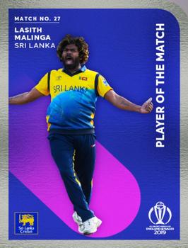 2019 Tap 'N' Play Cricket World Cup Player Of The Match #27 Lasith Malinga Front