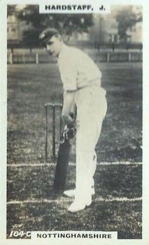 1923-25 Godfrey Phillips Cricketers #104 Joseph Hardstaff Front
