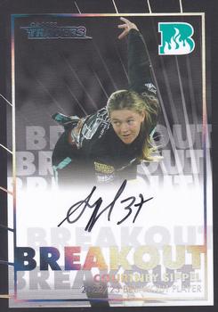 2023-24 TLA Traders Cricket Australia Luxe - Breakout Black Signature #BOS4 Courtney Sippel Front