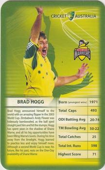 2006 Top Trumps Cricket Australia #NNO Brad Hogg Front