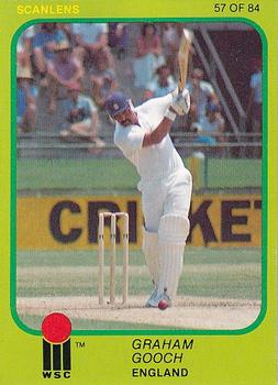 1981 Scanlens Cricket #57 Graham Gooch Front