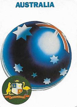 1989-90 Scanlens Stimorol Cricket #1 Australia Crest Front
