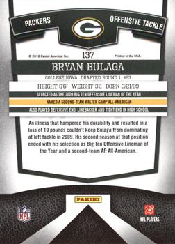 2010 Donruss Elite #137 Bryan Bulaga Back
