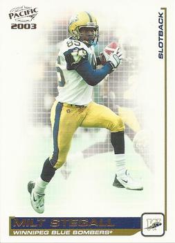 2003 Pacific  CFL #109 Milt Stegall Front