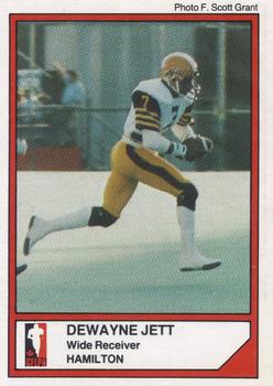 1984 JOGO #124 DeWayne Jett Front