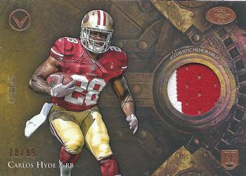 2014 Topps Valor - Patches Speed #VP-CH Carlos Hyde Front