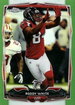 2014 Topps Chrome - Green Refractor #99 Roddy White Front