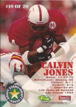 1994 Classic NFL Draft - Draft Stars #10 Calvin Jones  Back
