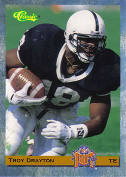 1993 Classic #36 Troy Drayton  Front