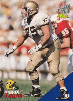 1994 Classic NFL Draft #39 Aaron Taylor  Front