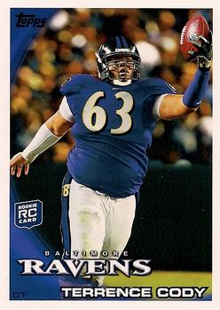 2010 Topps #215 Terrence Cody  Front