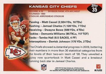 2010 Topps #35 Kansas City Chiefs Back