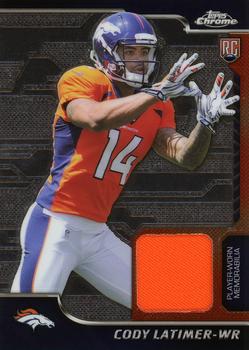 2014 Topps Chrome - Rookie Relics #RR-CL Cody Latimer Front
