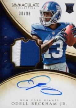 2014 Panini Immaculate Collection #107 Odell Beckham Jr. Front