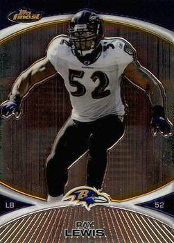 2010 Finest #45 Ray Lewis  Front