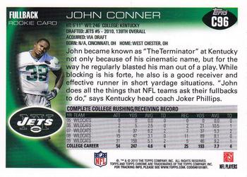 2010 Topps Chrome #C96 John Conner  Back