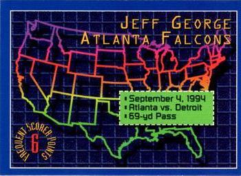 1994 Stadium Club - Frequent Scorer Points #4 Jeff George Front