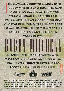1992 Sunoco Cleveland Browns Hall of Famers #9 Bobby Mitchell Back