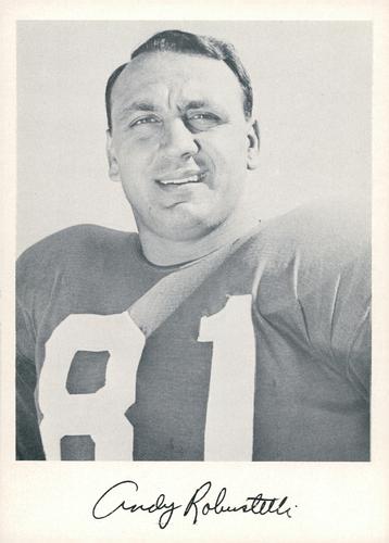 1957 Jay Publishing New York Giants #NNO Andy Robustelli Front