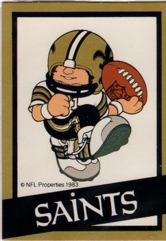 1983 NFL Properties Huddles #NNO New Orleans Saints Front