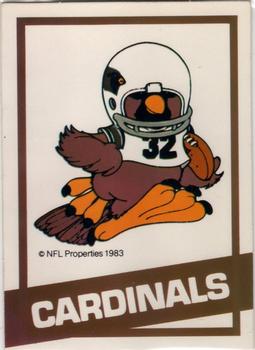 1983 NFL Properties Huddles #NNO St. Louis Cardinals Front