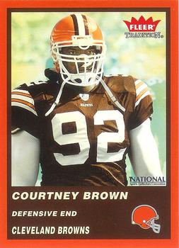 2004 Fleer Tradition National Cleveland Browns #6 Courtney Brown Front