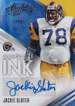 2014 Panini Absolute - Absolute Ink Spectrum Gold #AB-JSL Jackie Slater Front