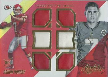 2014 Panini Absolute - Tools of the Trade Complete Rookies Spectrum Gold #AM Aaron Murray Front