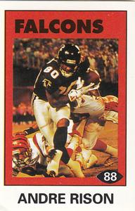 1992 Diamond NFL Superstars Stickers #88 Andre Rison Front